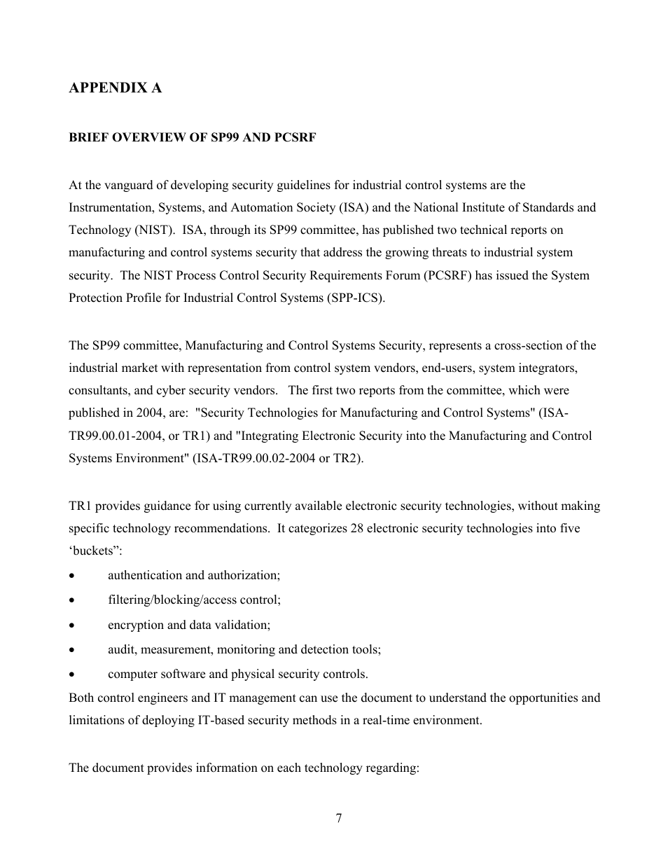 Appendix a, Brief overview of sp99 and pcsrf | GarrettCom Ethernet Networks and Web Management User Manual | Page 8 / 12