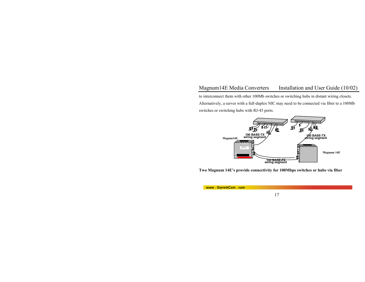 GarrettCom 14E User Manual | Page 25 / 66