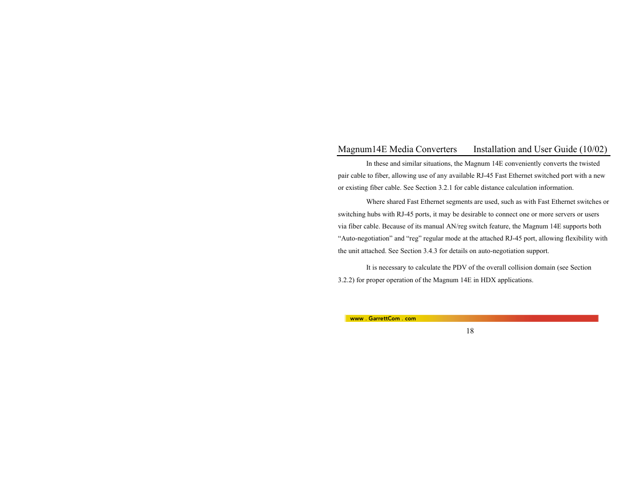 GarrettCom 14E User Manual | Page 26 / 66