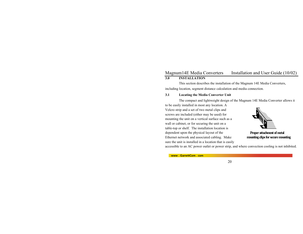 GarrettCom 14E User Manual | Page 28 / 66