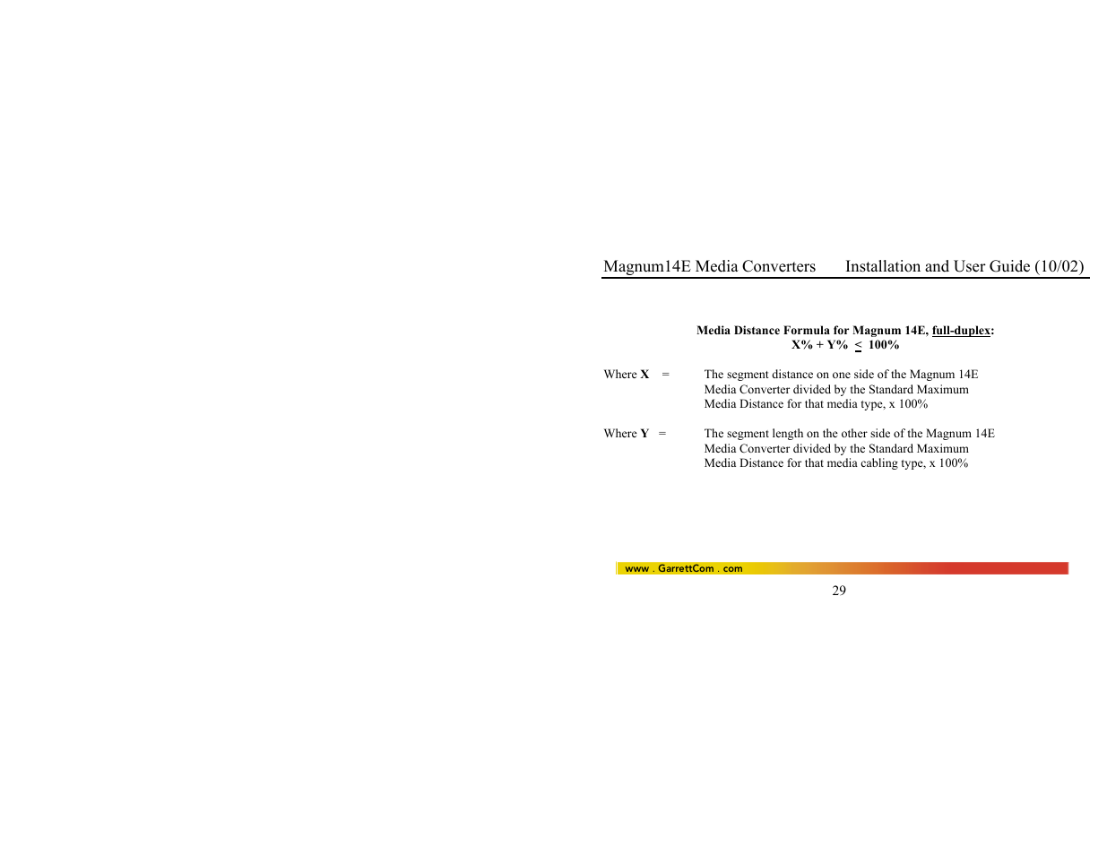 GarrettCom 14E User Manual | Page 37 / 66