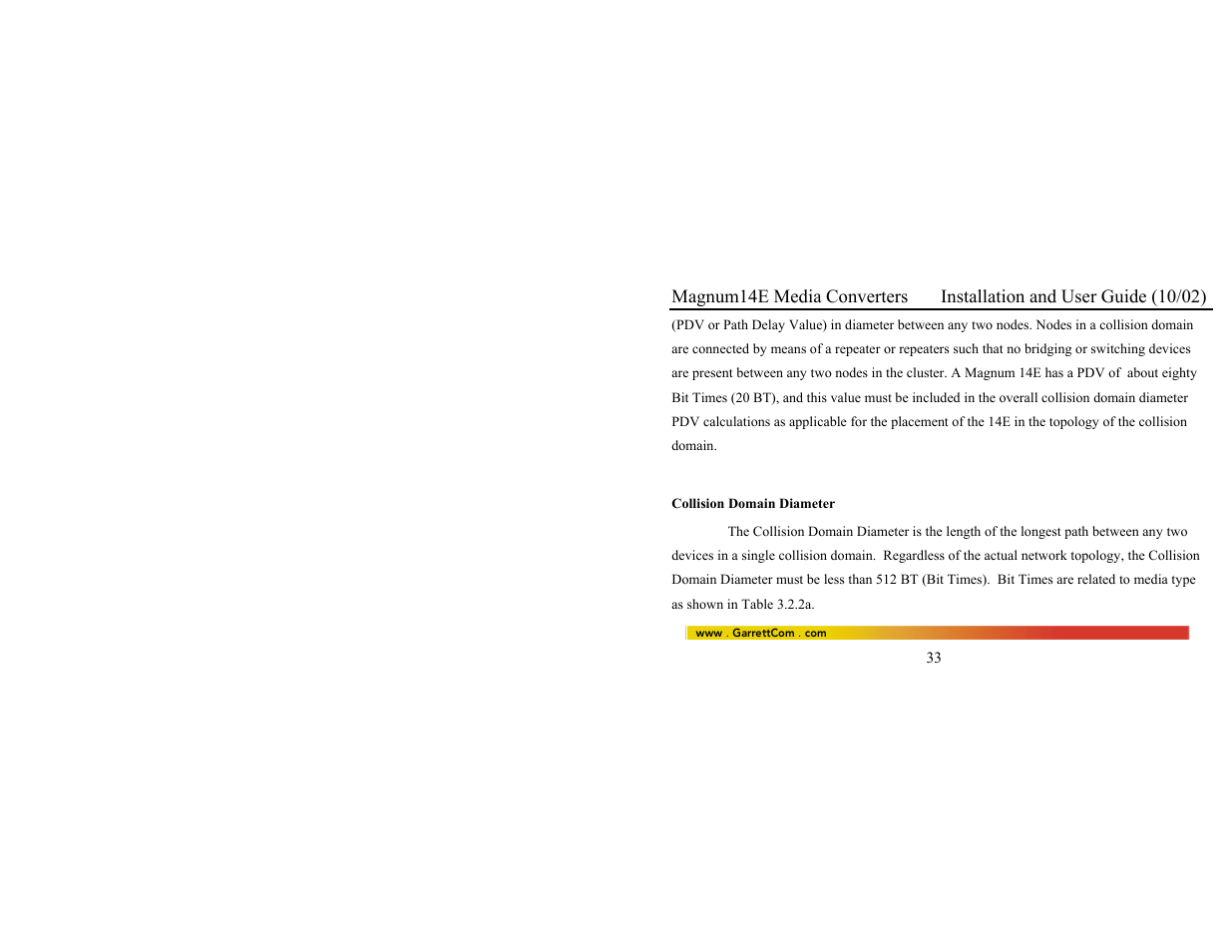 GarrettCom 14E User Manual | Page 41 / 66