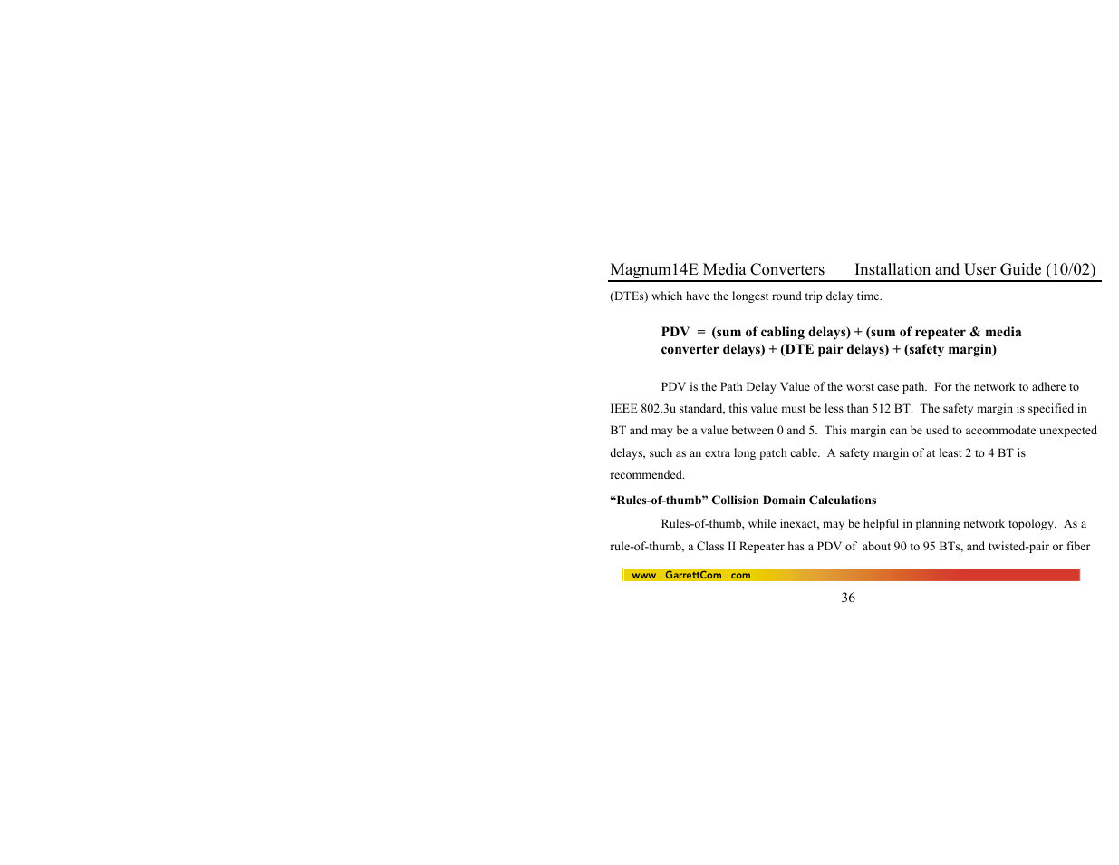 GarrettCom 14E User Manual | Page 44 / 66