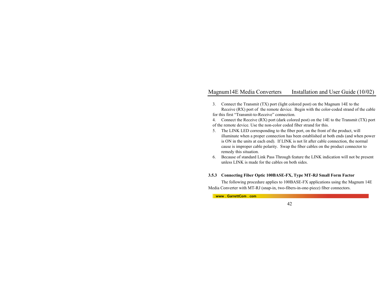 GarrettCom 14E User Manual | Page 50 / 66