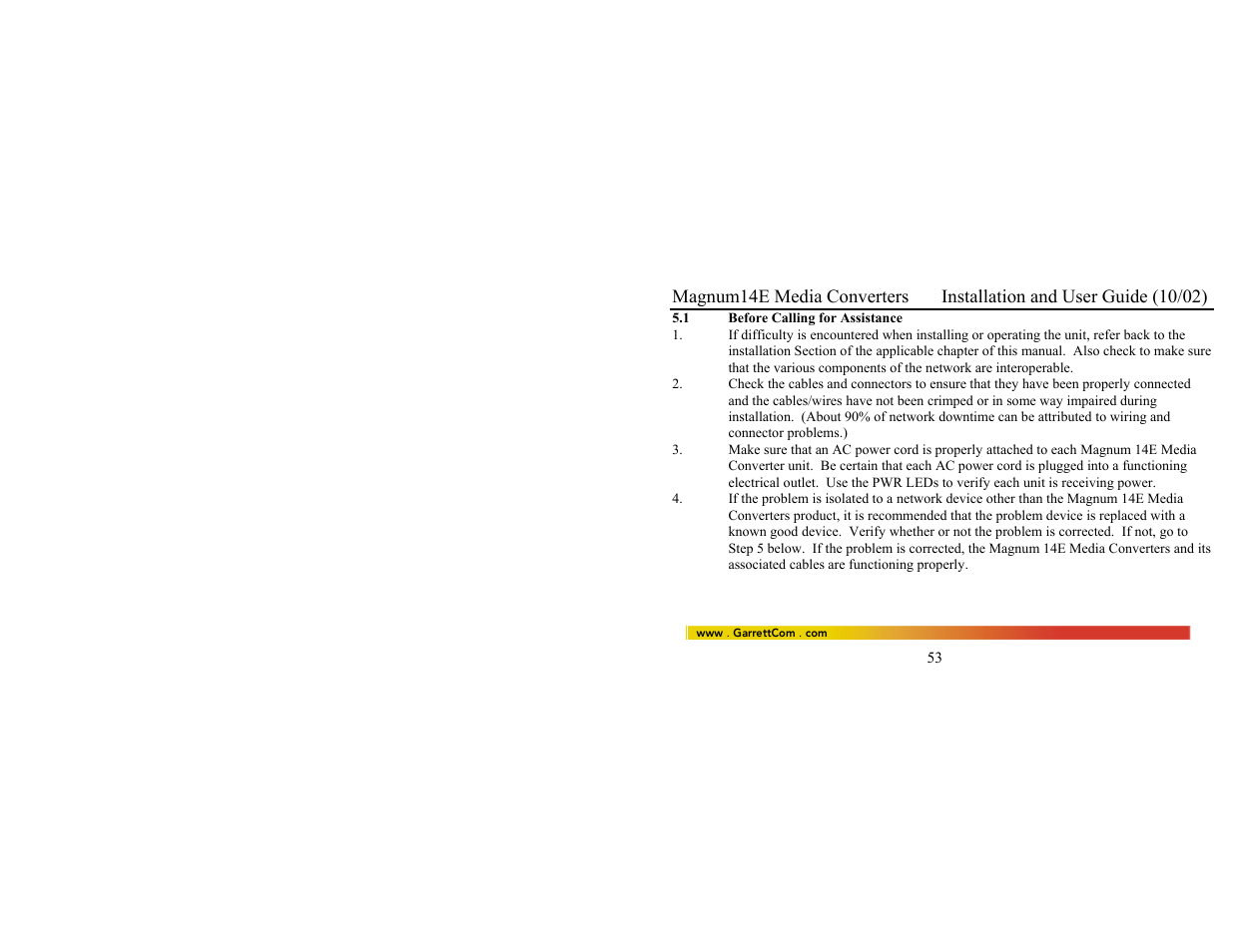GarrettCom 14E User Manual | Page 61 / 66