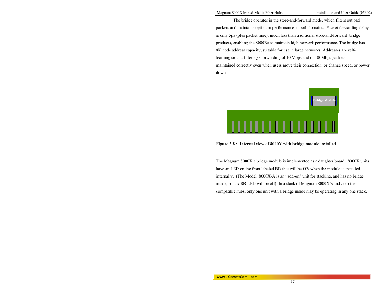 GarrettCom 8000X User Manual | Page 24 / 63