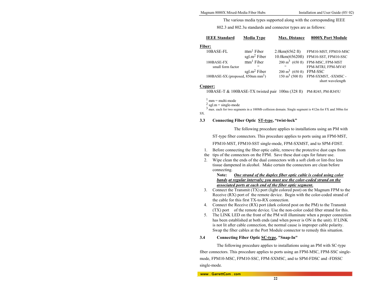 GarrettCom 8000X User Manual | Page 29 / 63