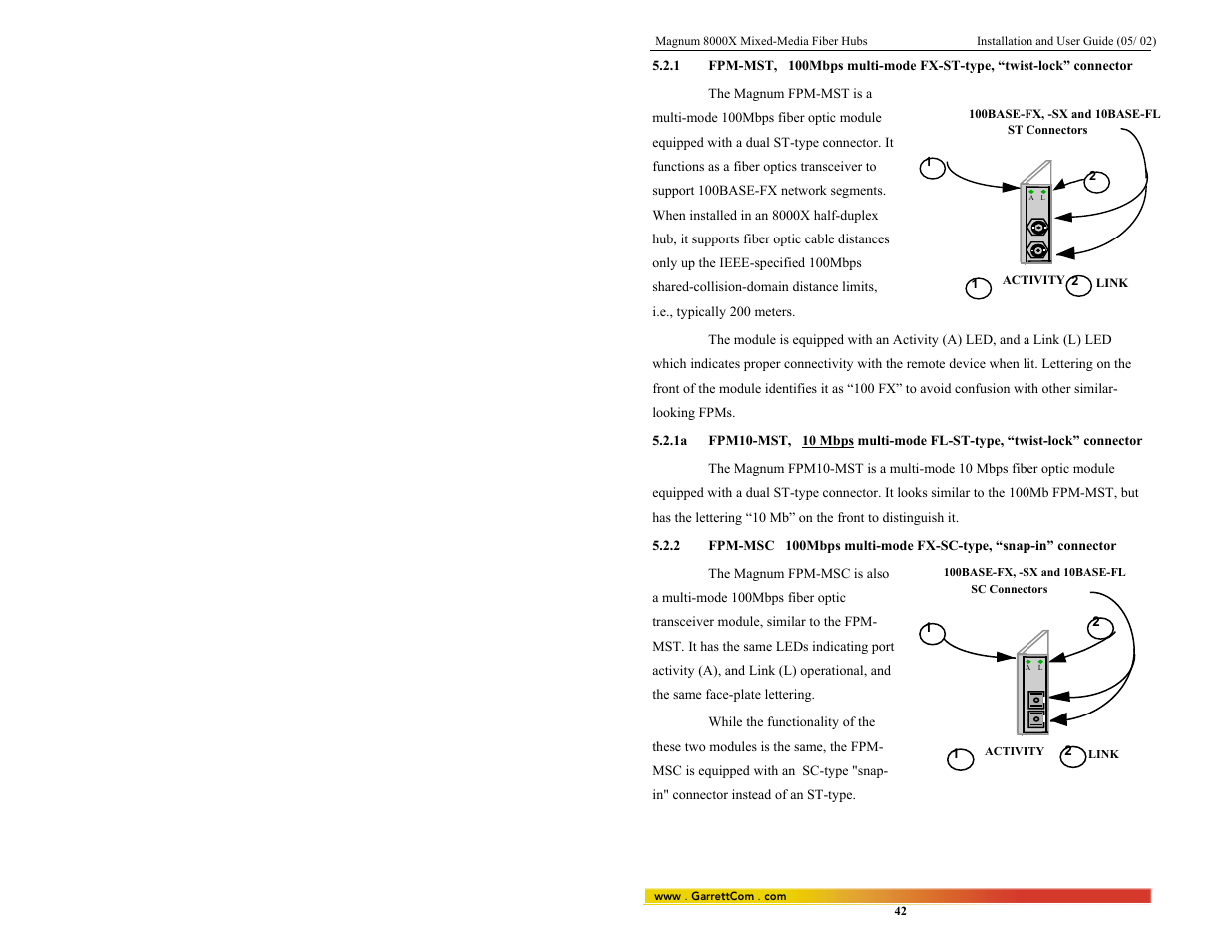 GarrettCom 8000X User Manual | Page 49 / 63