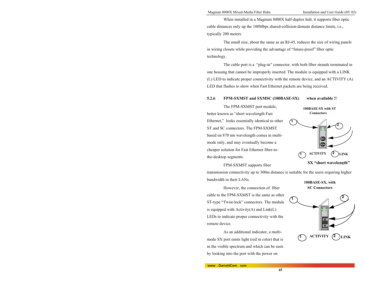 GarrettCom 8000X User Manual | Page 52 / 63