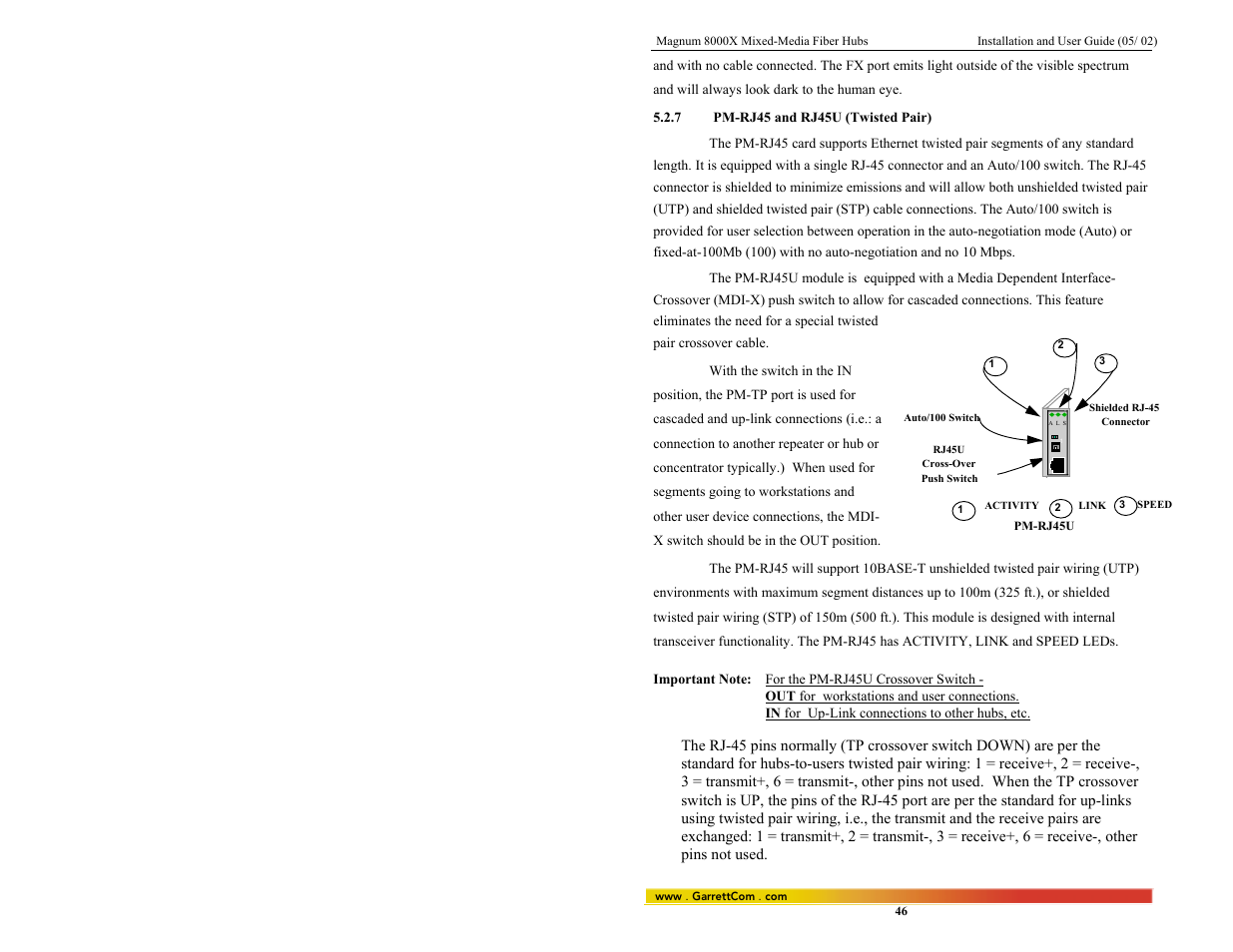 GarrettCom 8000X User Manual | Page 53 / 63