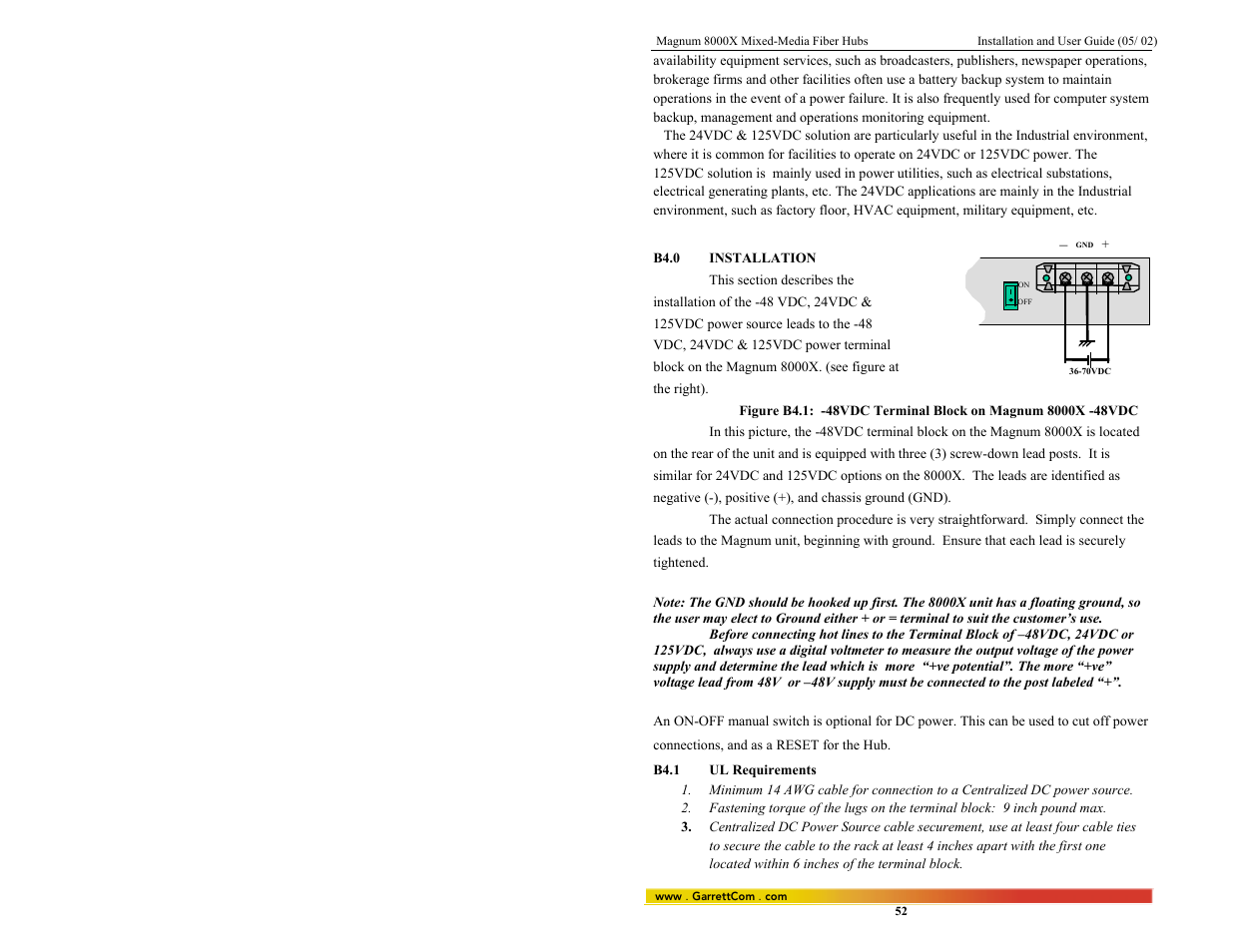 GarrettCom 8000X User Manual | Page 59 / 63