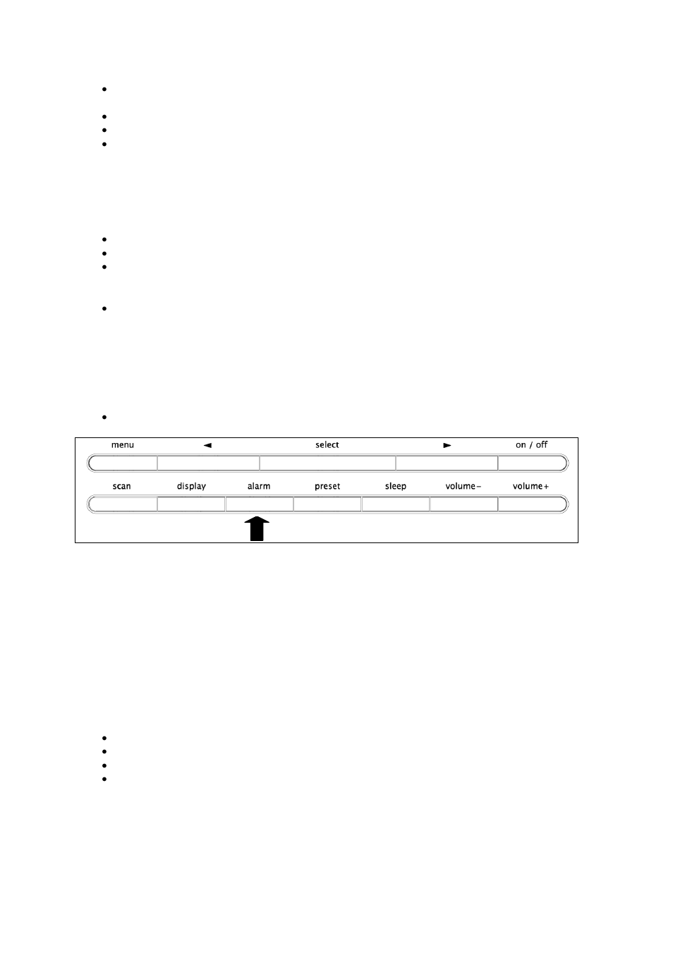 To enable or disable a preset alarm, To turn an alarm off, Snooze function | GENIUS GEO -1 User Manual | Page 12 / 14