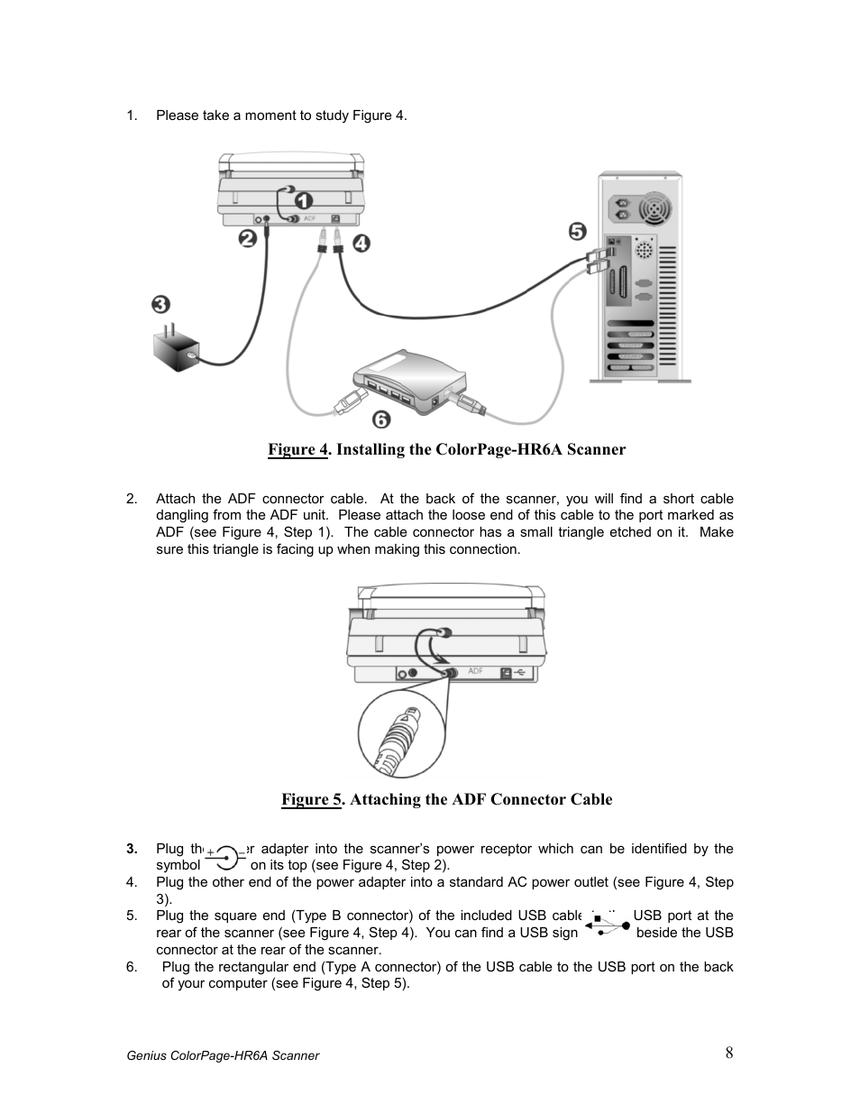 GENIUS COLORPAGE HR6A User Manual | Page 10 / 33