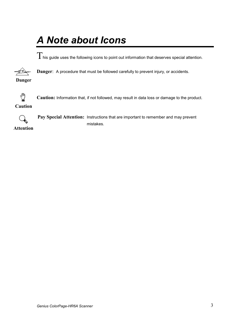 Ote about, Cons | GENIUS COLORPAGE HR6A User Manual | Page 5 / 33