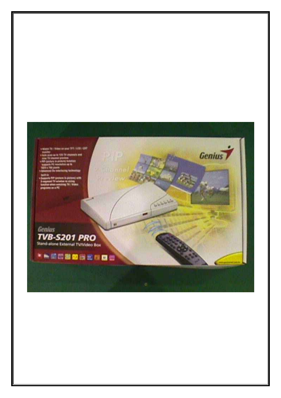 GENIUS TVB-S201 PRO User Manual | 18 pages