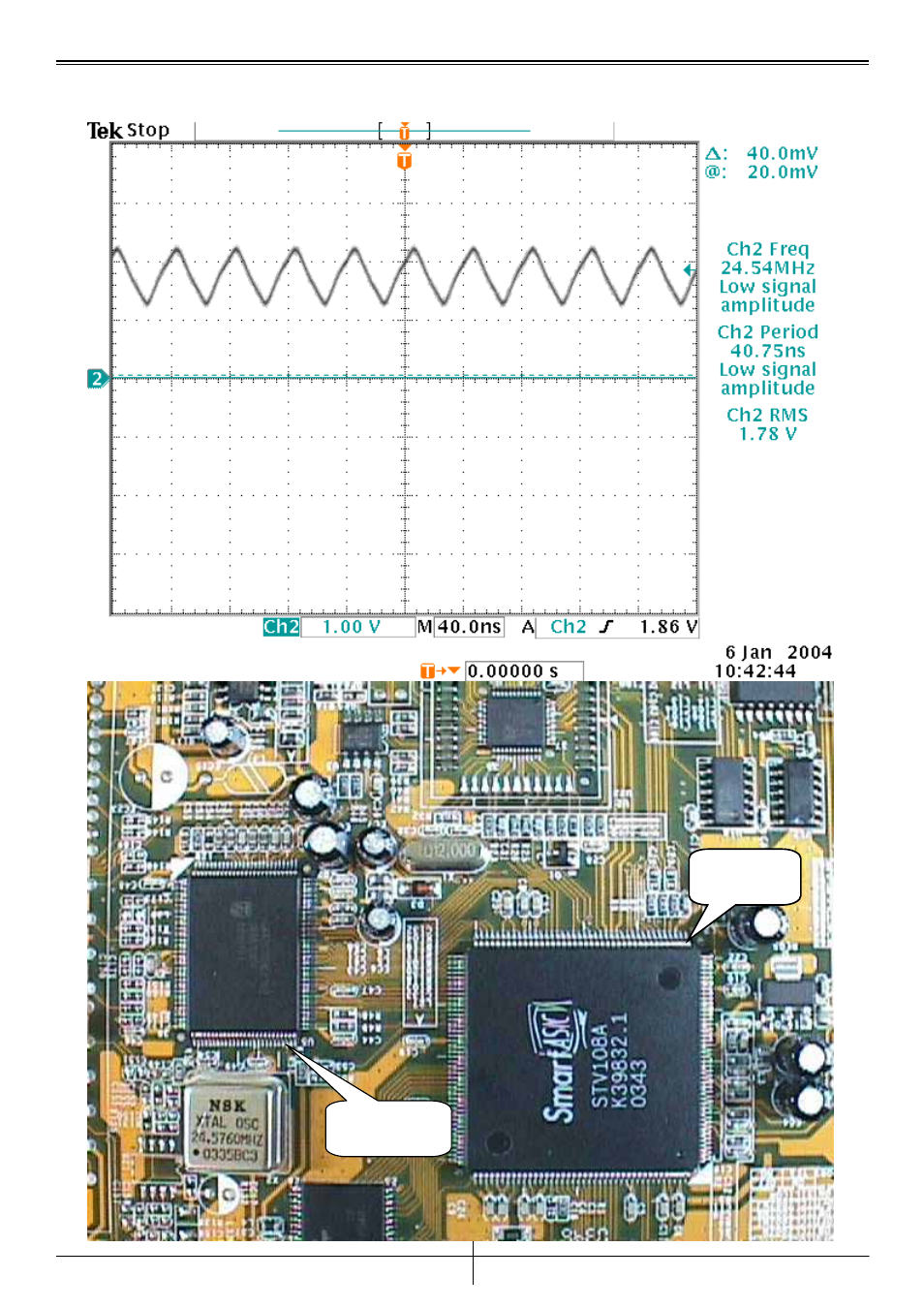 H. check x2 pin 3,u5 pin 62,u1 pin 41 osc signal | GENIUS TVB-S201 PRO User Manual | Page 12 / 18