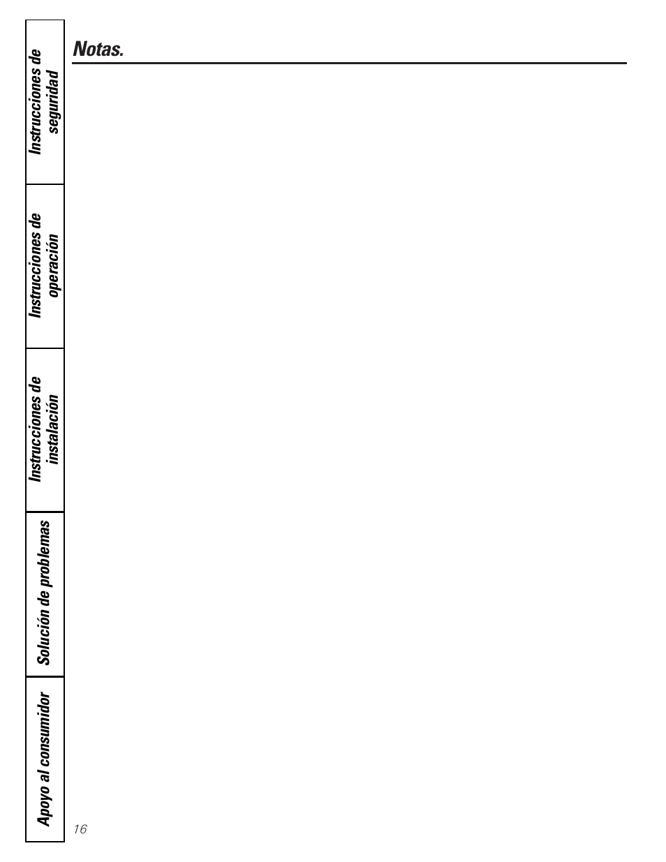 Notas | GE Money USA ASQ05 User Manual | Page 34 / 36