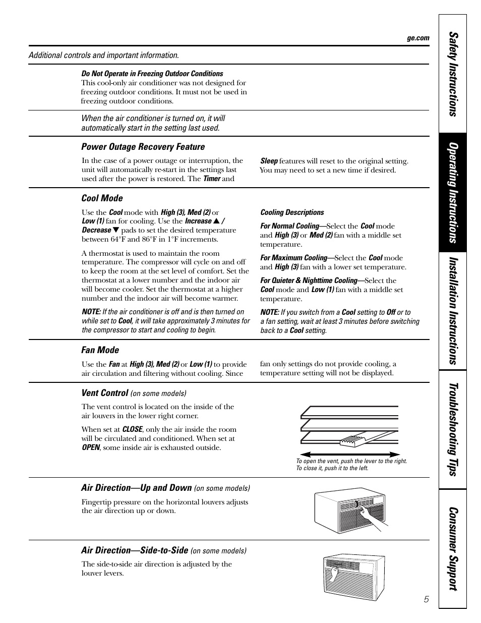 GE Money USA ASQ05 User Manual | Page 5 / 36