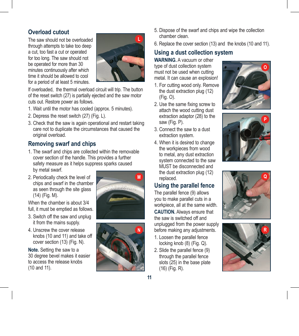 Global Machinery Company MPS184M User Manual | Page 11 / 16