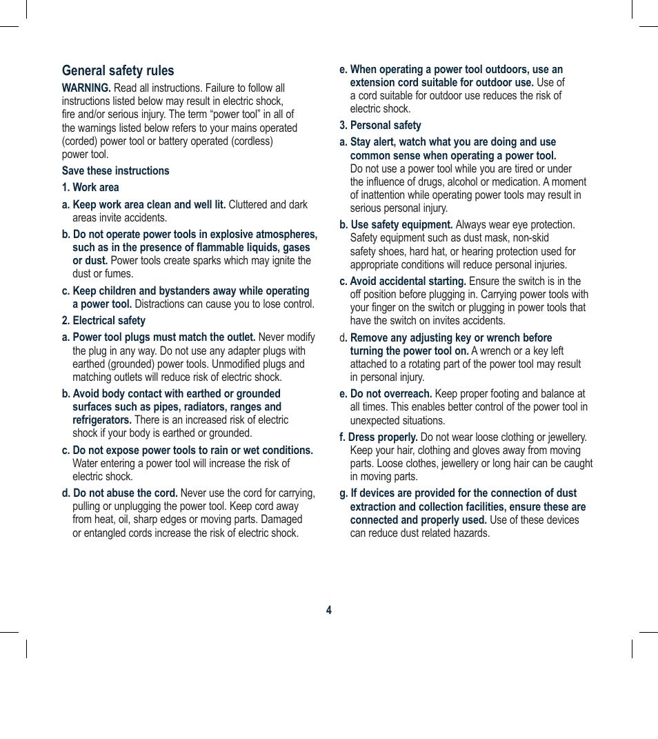 Global Machinery Company MPS184M User Manual | Page 4 / 16