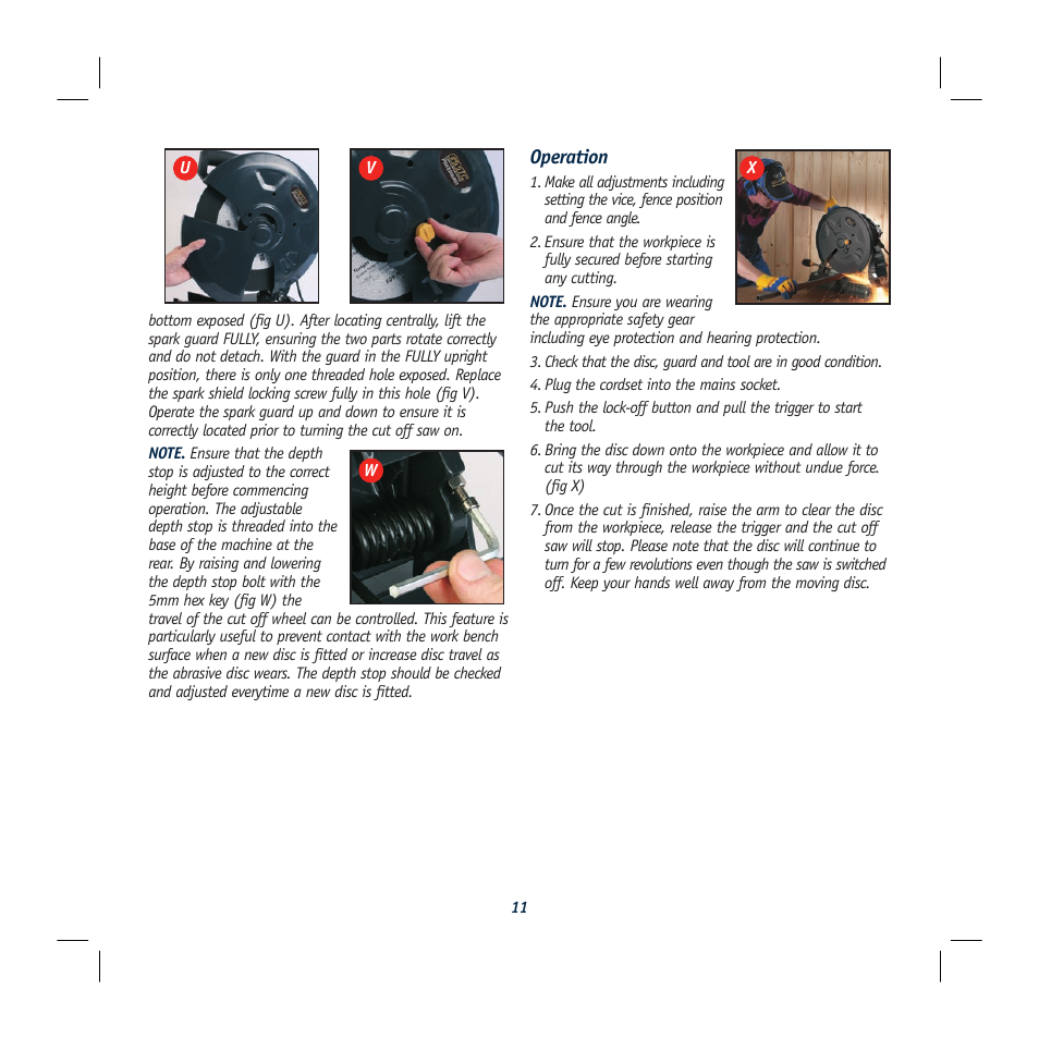 Global Machinery Company MX355C User Manual | Page 11 / 16