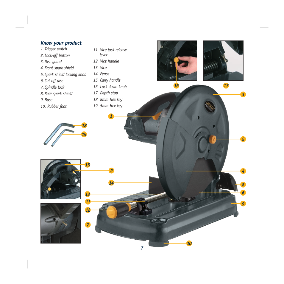 Global Machinery Company MX355C User Manual | Page 7 / 16