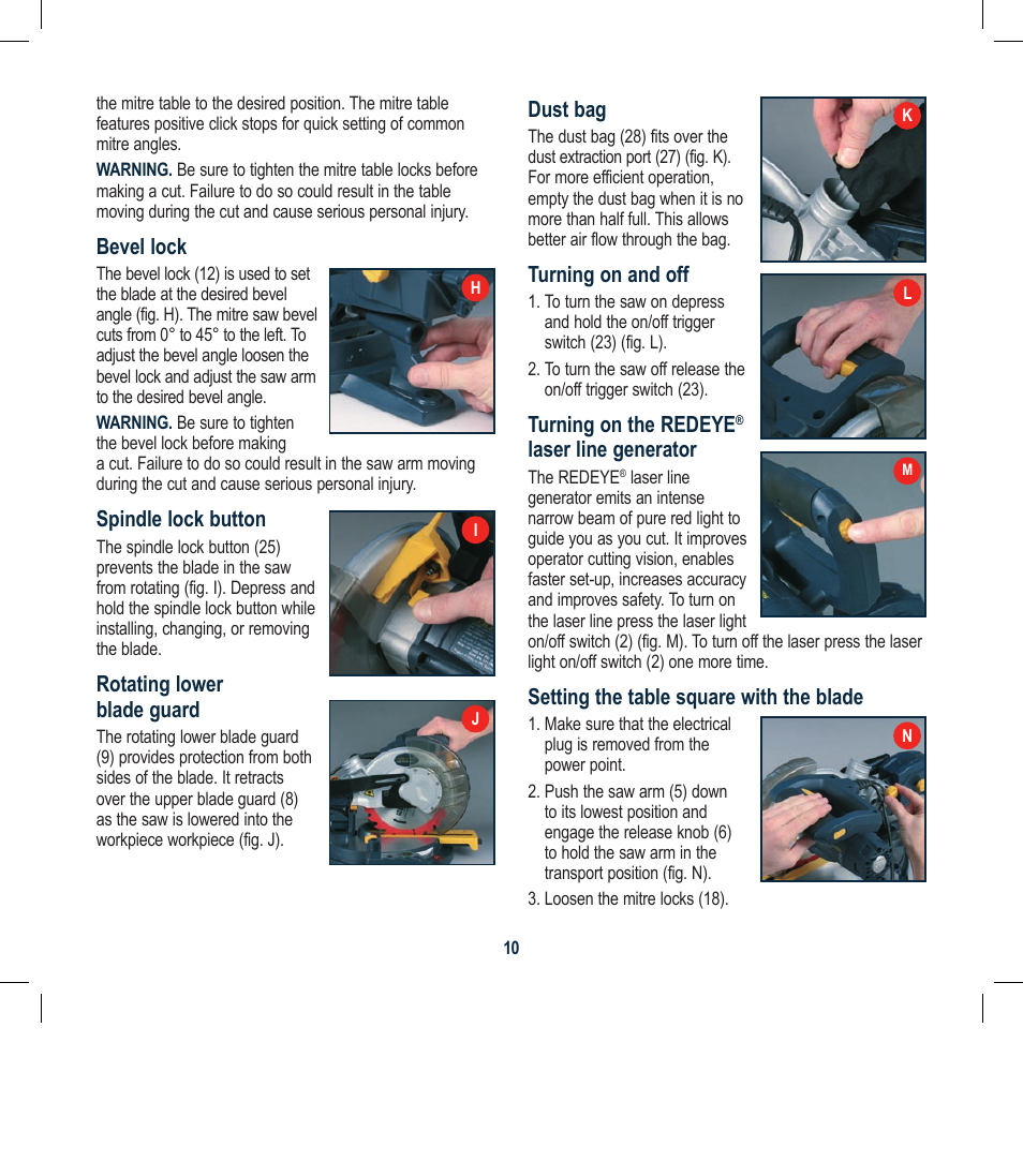 Global Machinery Company SYT210 User Manual | Page 10 / 20