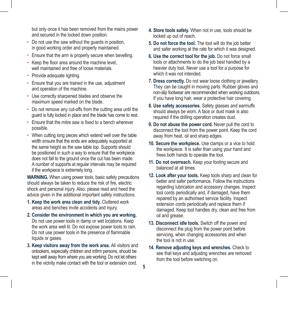 Global Machinery Company SYT210 User Manual | Page 5 / 20