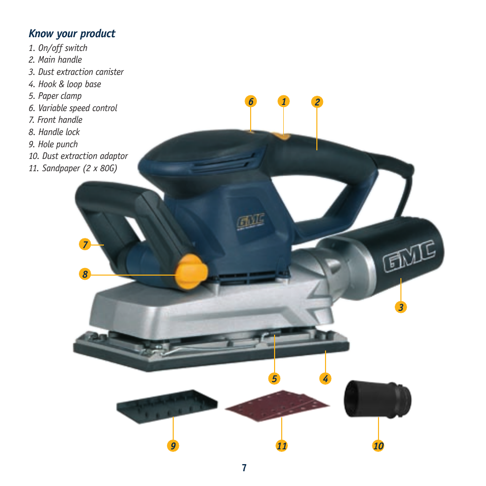 Global Machinery Company SA350 User Manual | Page 7 / 12