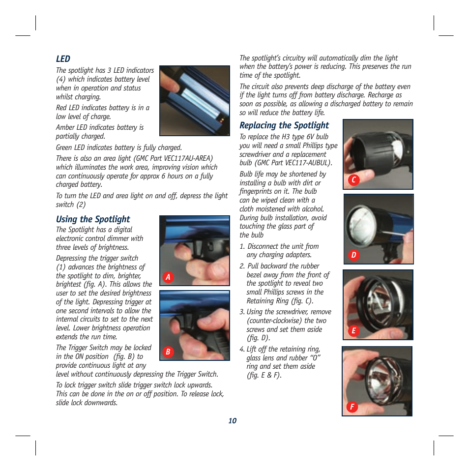 Global Machinery Company VEC117 User Manual | Page 10 / 16