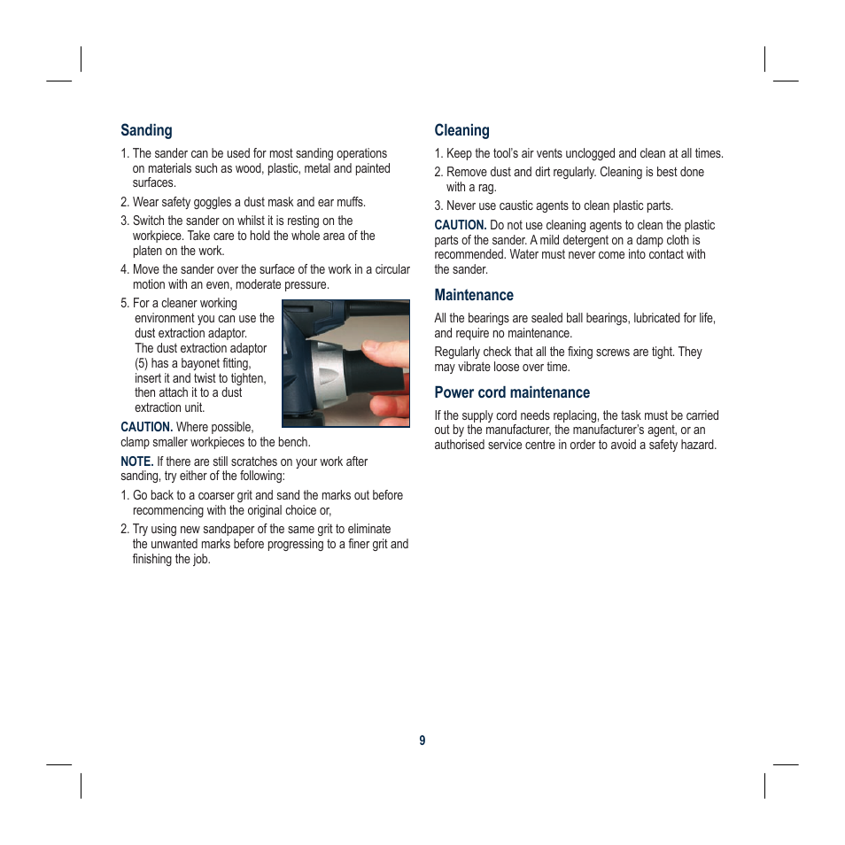 Global Machinery Company KAT150B User Manual | Page 9 / 12