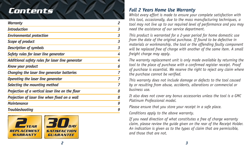 Global Machinery Company REDEYE LSSLV User Manual | Page 2 / 9