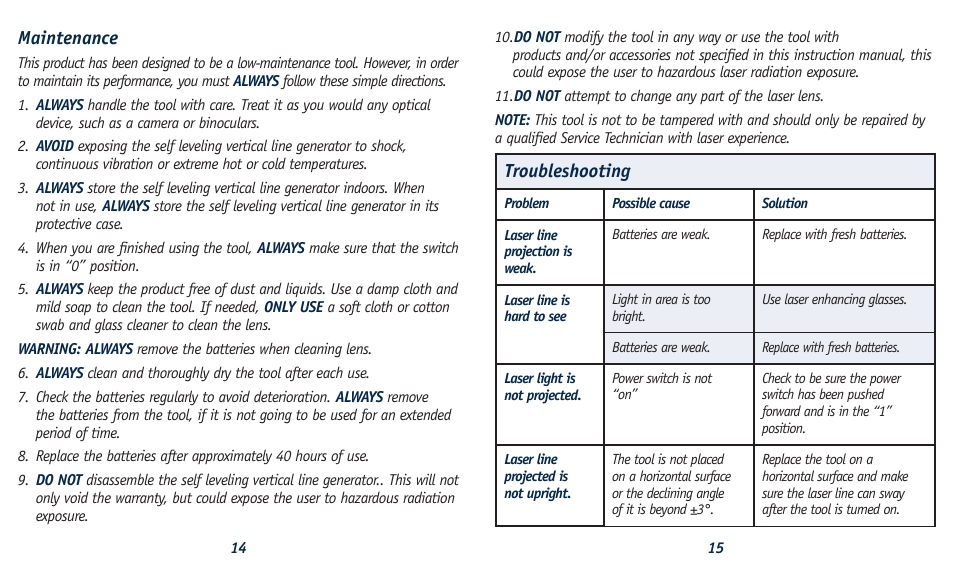 Global Machinery Company REDEYE LSSLV User Manual | Page 8 / 9