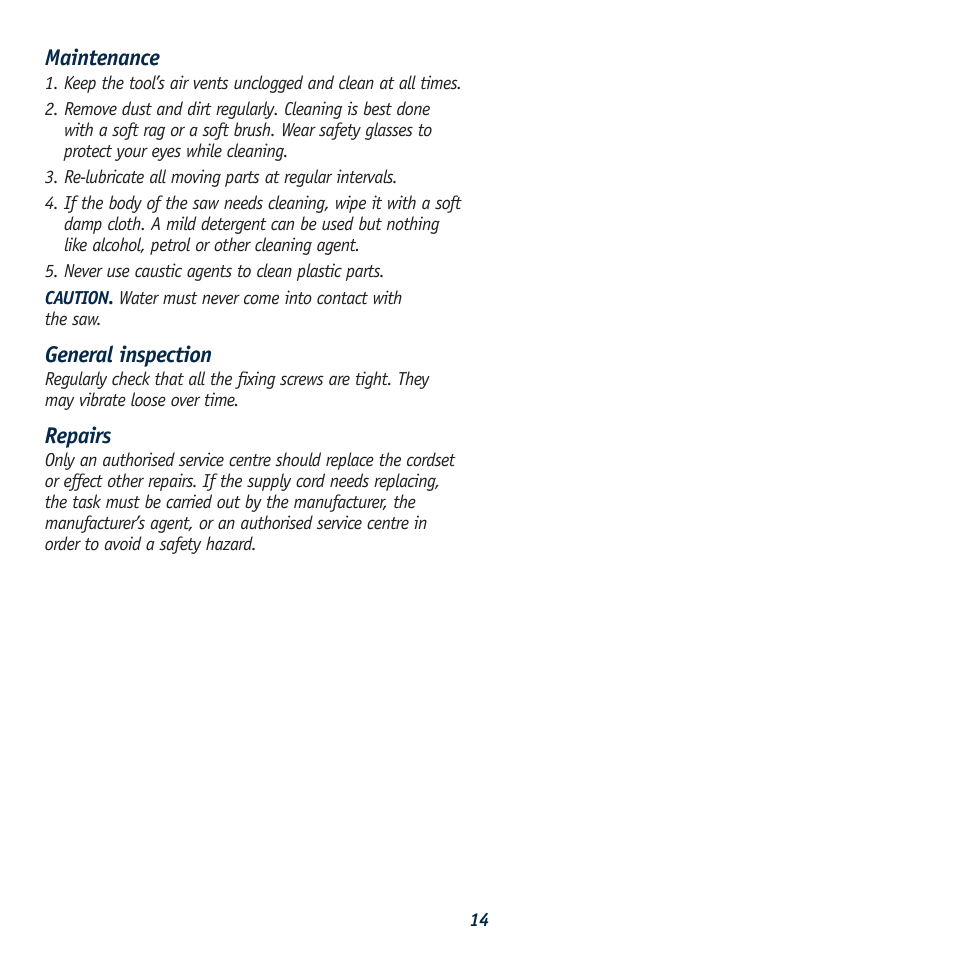 Global Machinery Company LS236LS User Manual | Page 14 / 15