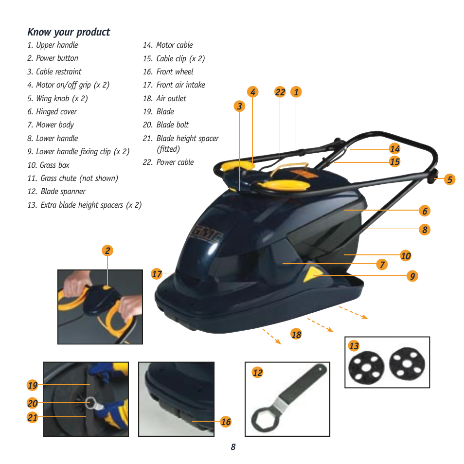 Global Machinery Company HC1500 User Manual | Page 8 / 14