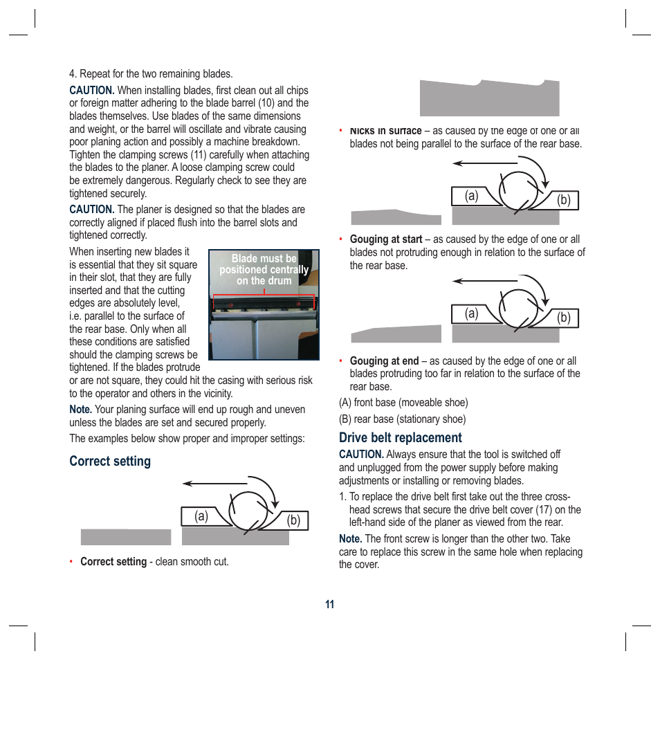 Global Machinery Company BFPCF User Manual | Page 11 / 16