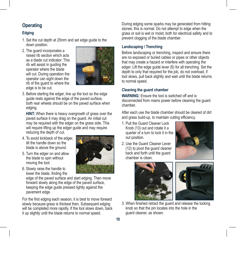 Global Machinery Company EDG3 User Manual | Page 10 / 12