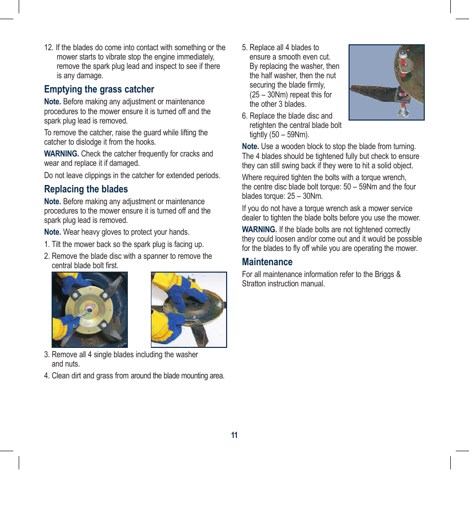 Global Machinery Company RL504 User Manual | Page 11 / 12