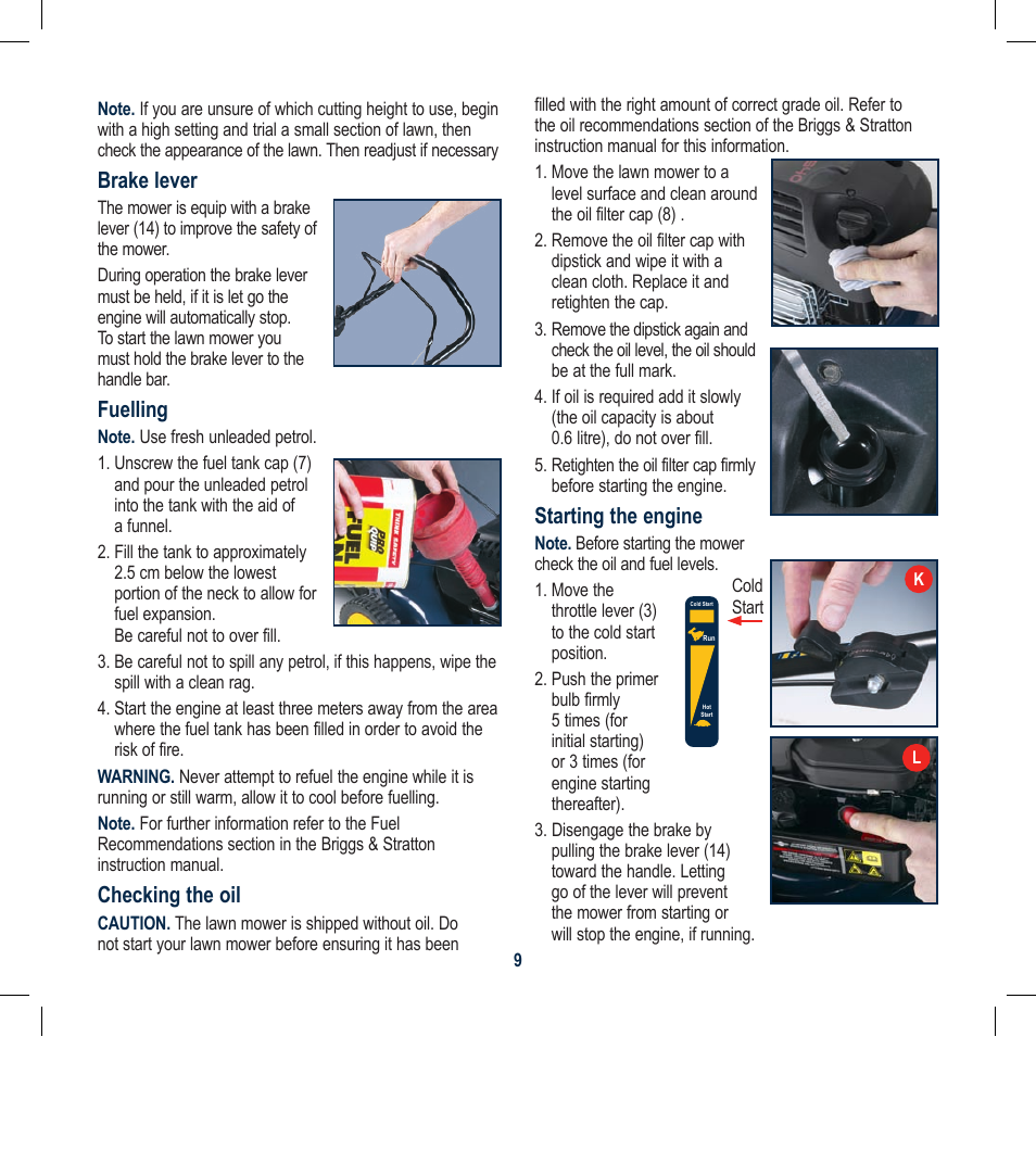 Global Machinery Company RL504 User Manual | Page 9 / 12