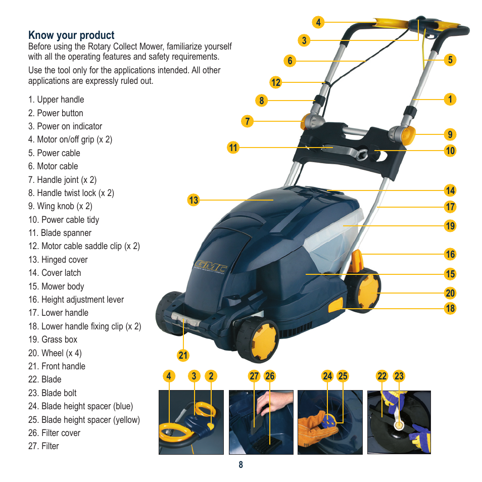 Global Machinery Company 1700W User Manual | Page 8 / 16