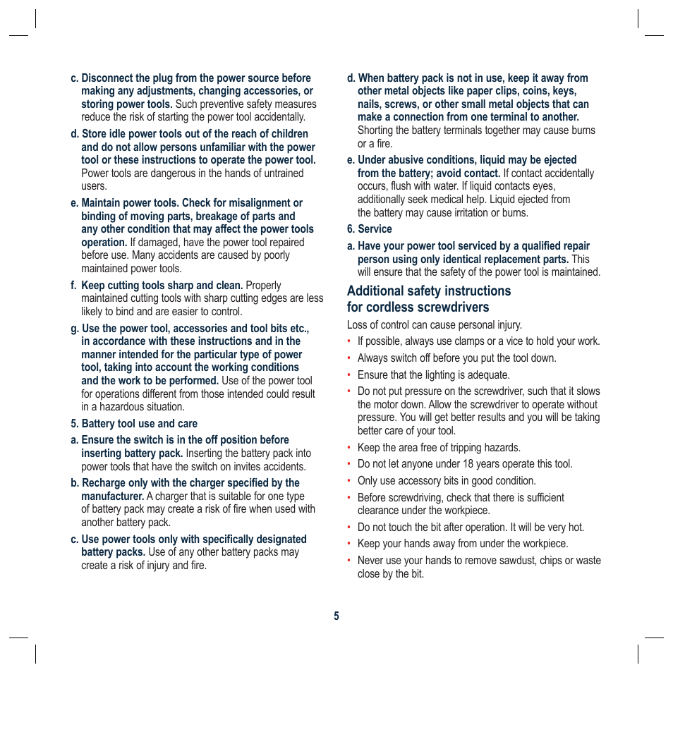 Global Machinery Company FQC54V User Manual | Page 5 / 12