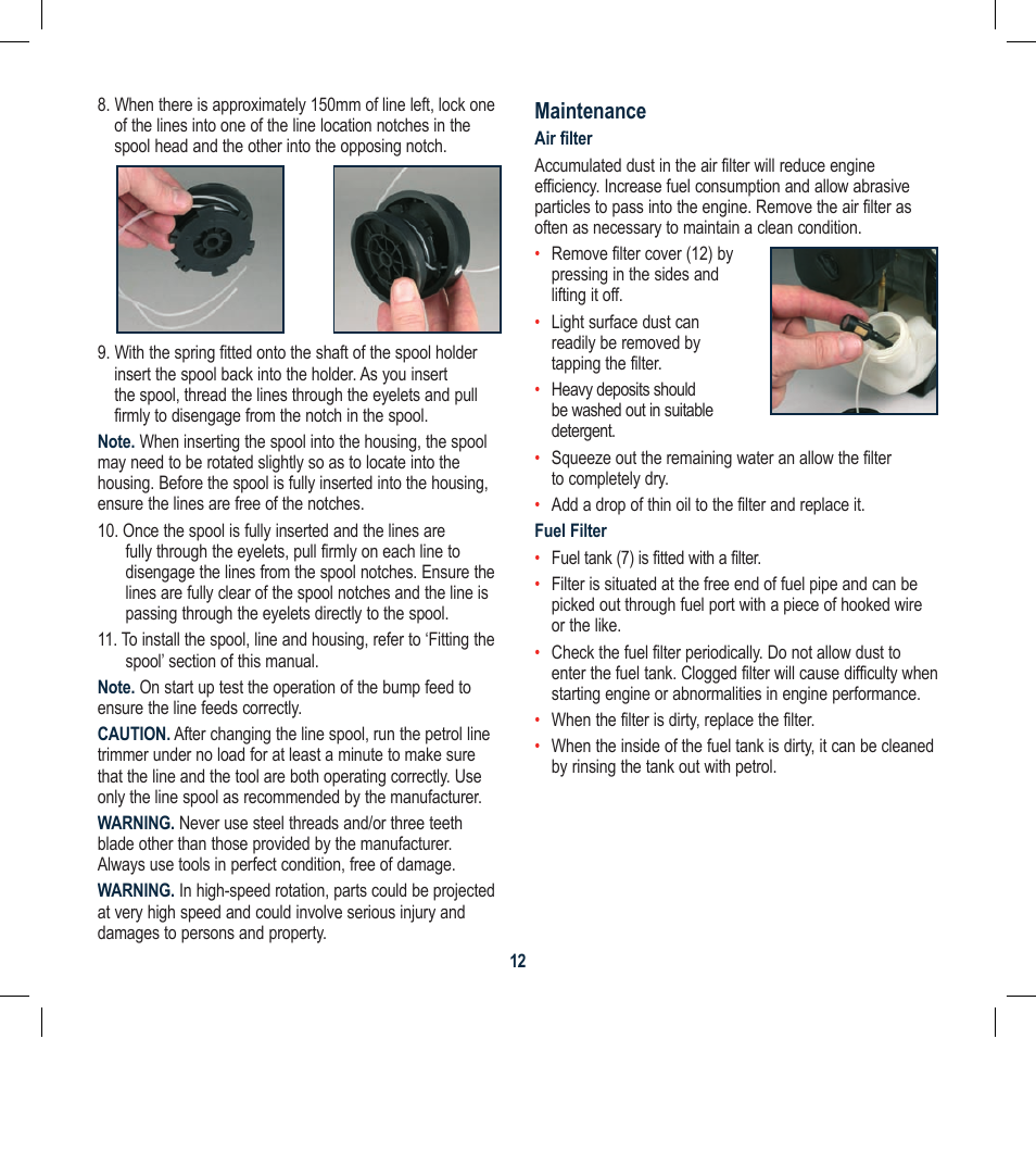 Global Machinery Company LTP25SS User Manual | Page 12 / 16