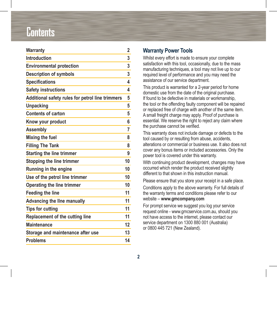 Global Machinery Company LTP25SS User Manual | Page 2 / 16