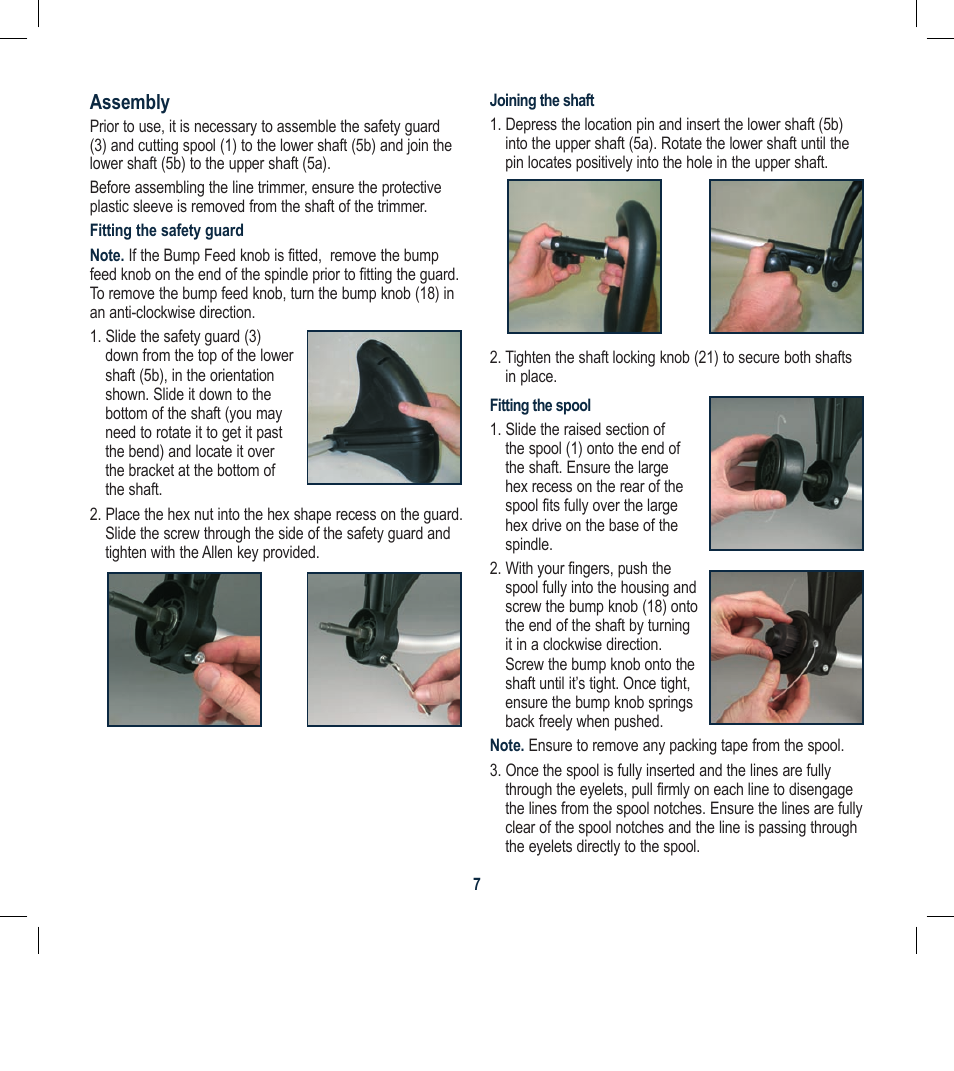 Global Machinery Company LTP25SS User Manual | Page 7 / 16