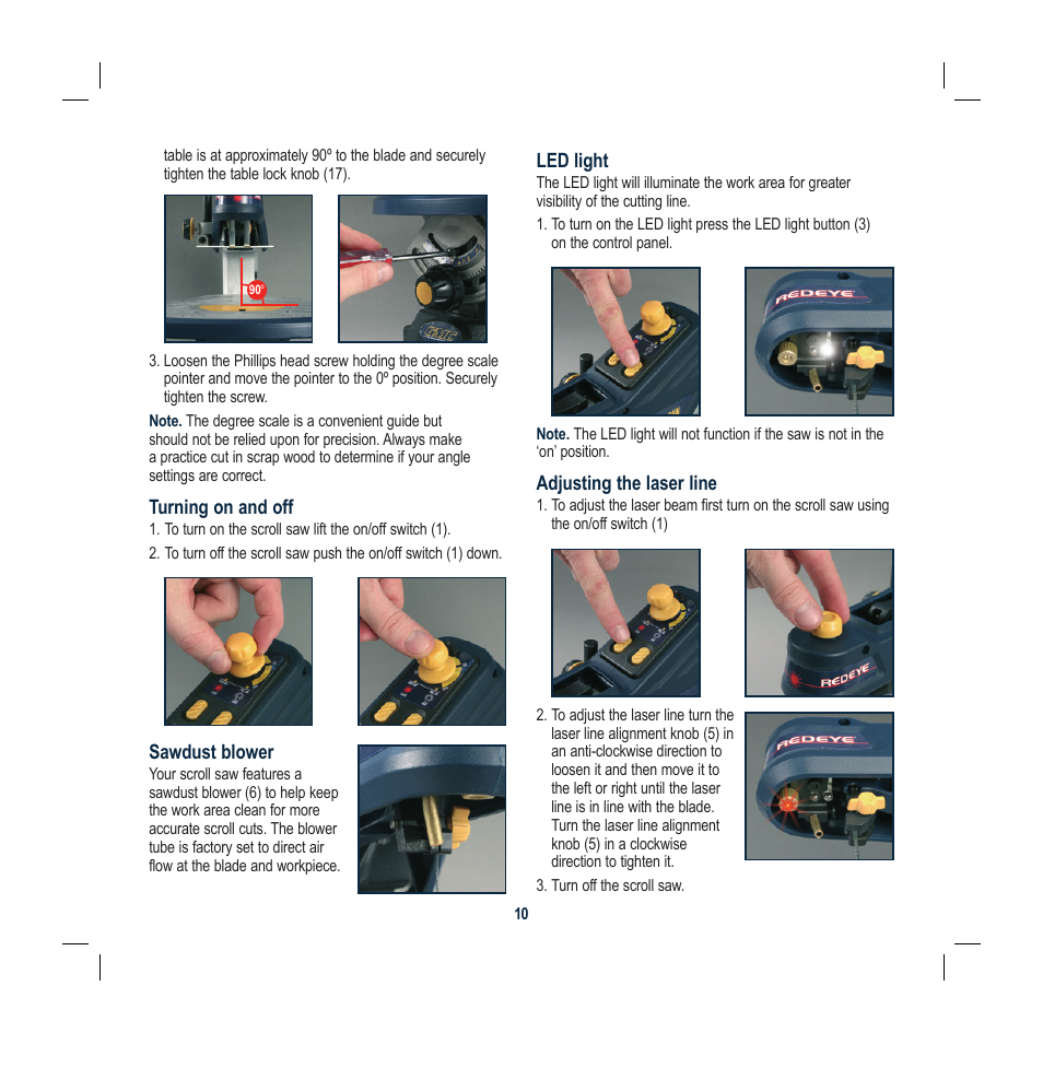 Global Machinery Company LS1620 User Manual | Page 10 / 16