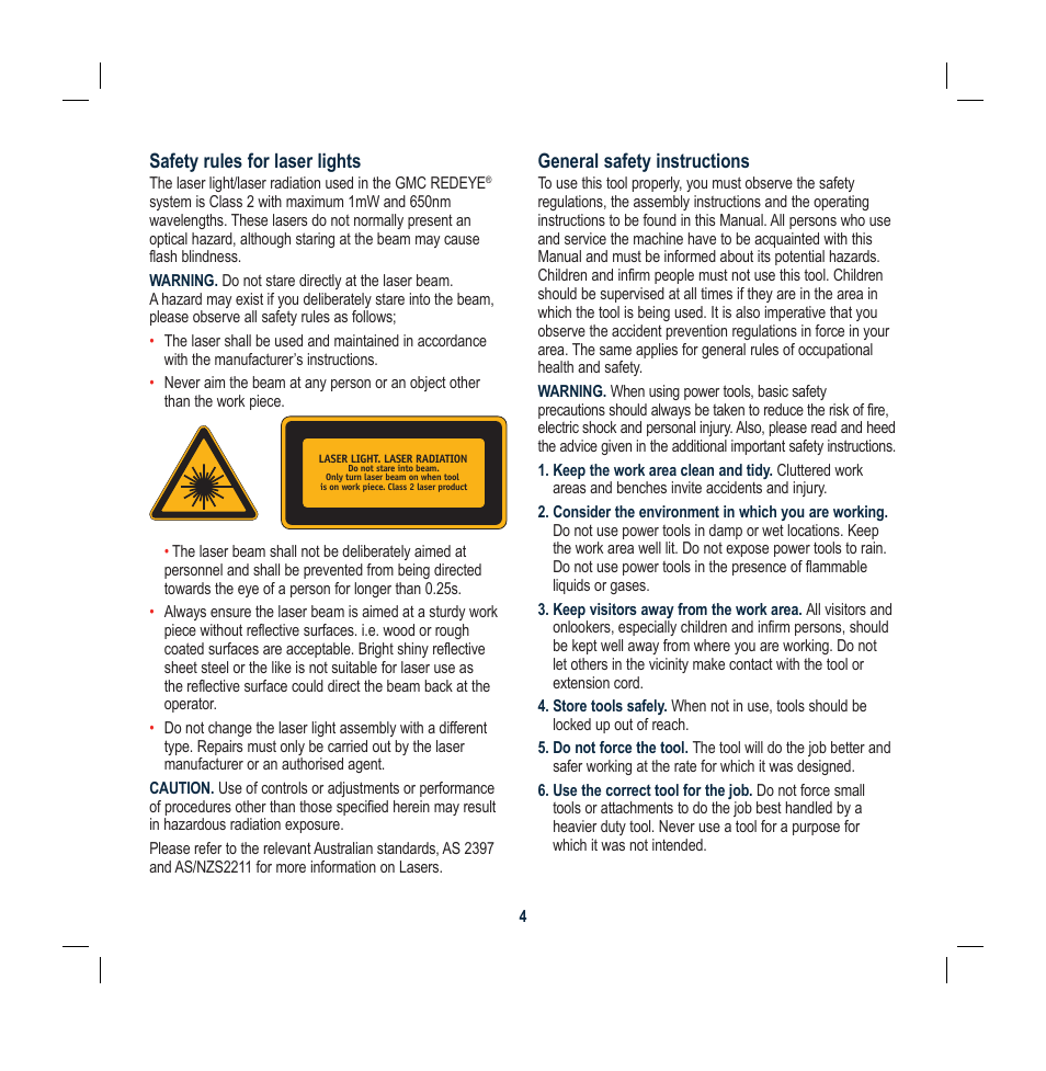 Global Machinery Company LS1620 User Manual | Page 4 / 16