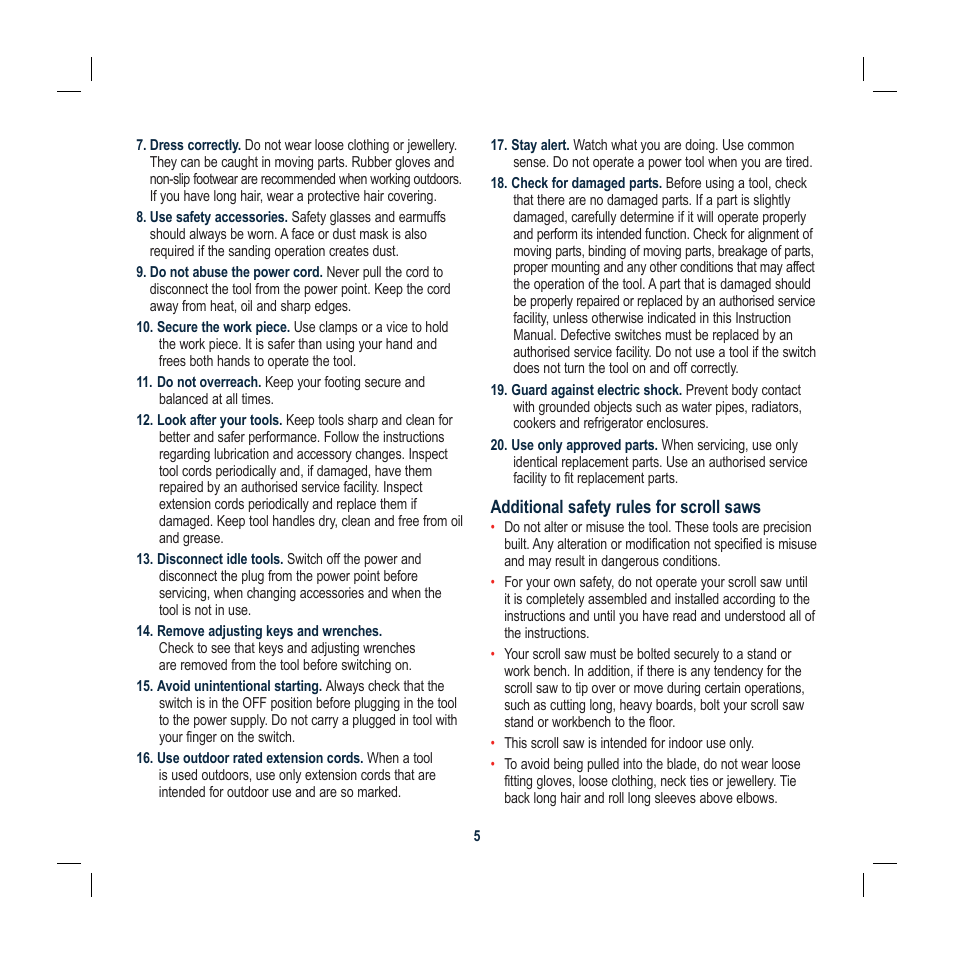 Global Machinery Company LS1620 User Manual | Page 5 / 16