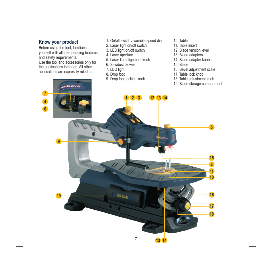 Global Machinery Company LS1620 User Manual | Page 7 / 16