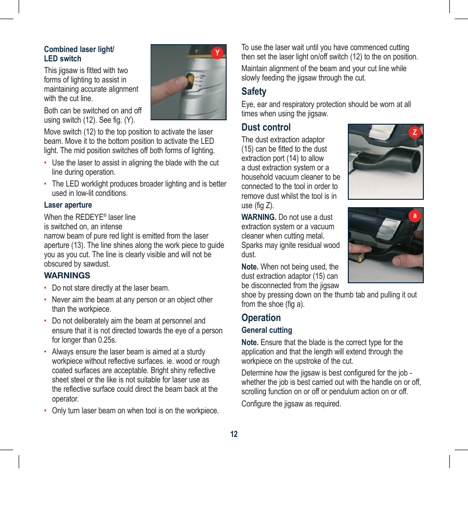 Global Machinery Company SPJ2HM User Manual | Page 12 / 16