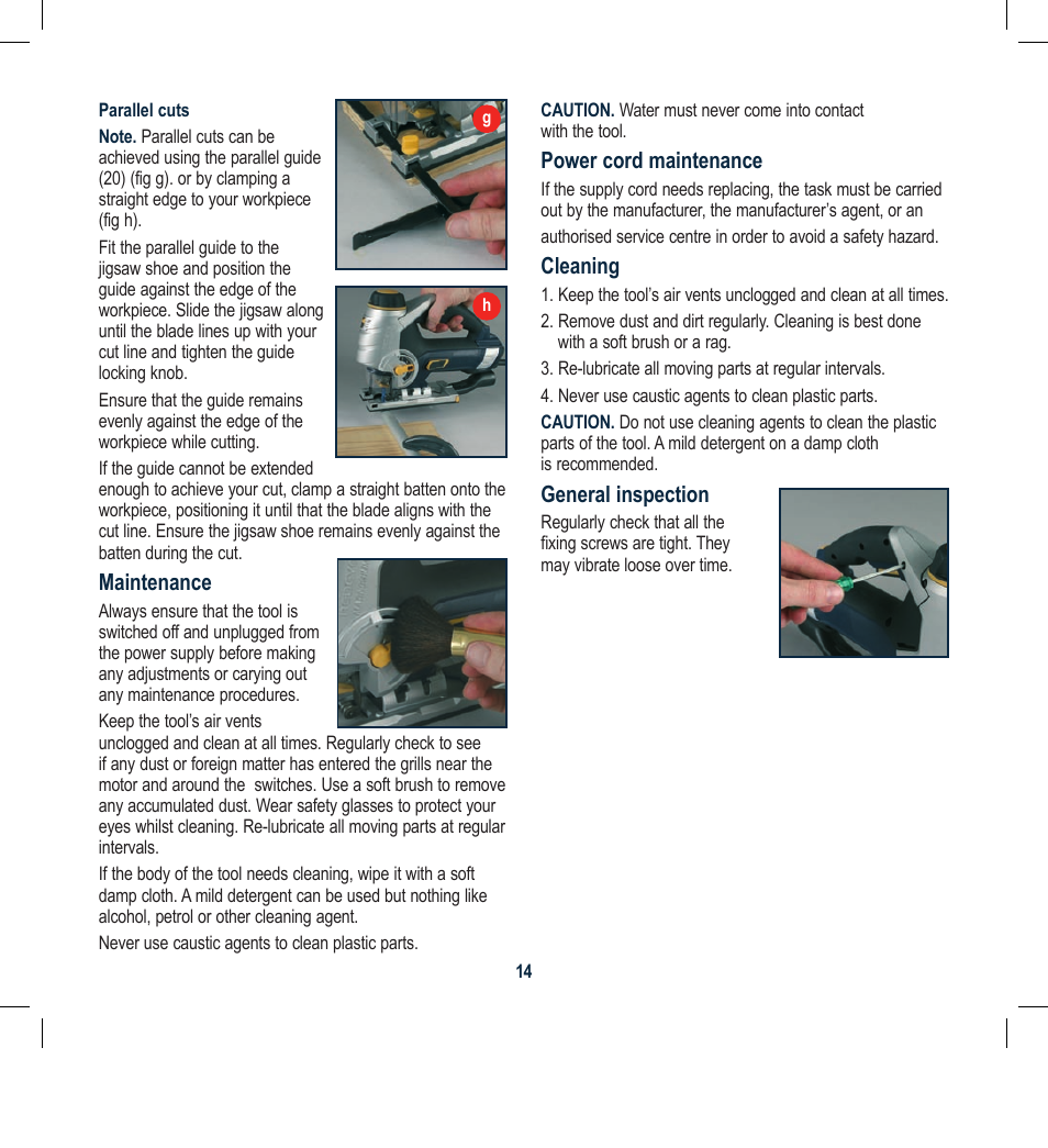 Global Machinery Company SPJ2HM User Manual | Page 14 / 16